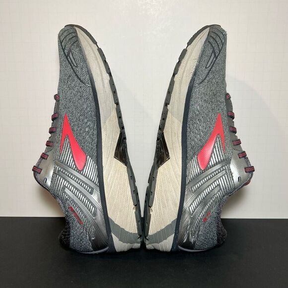 Womens BROOKS Adrenaline GTS 18 Gray Running Shoes / Size 9 Wide - Picture 6 of 9